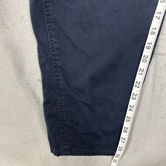 CJ Banks Womens Carpenter Pants Blue Plus Size 14W - Picture 6 of 10